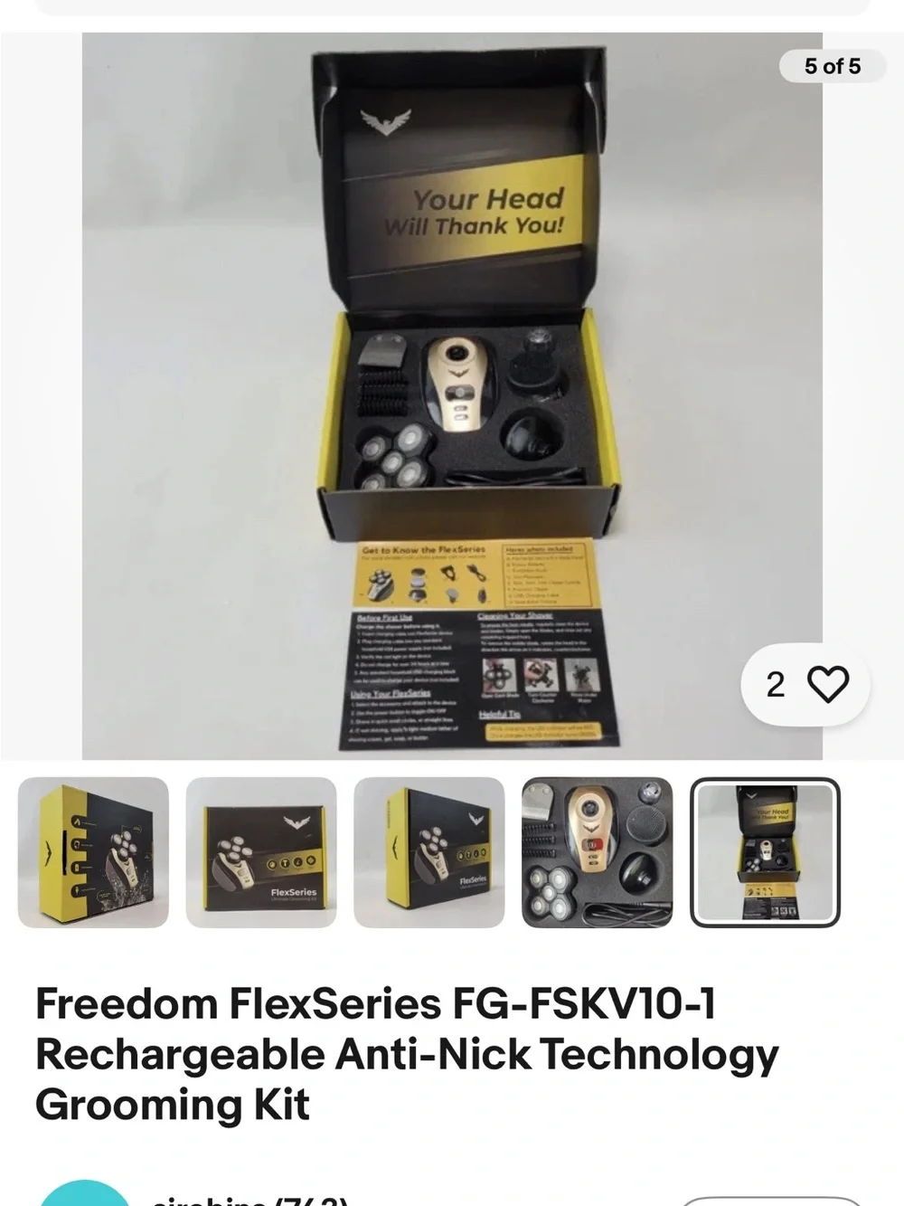 Freedom FlexSeries electric shaver